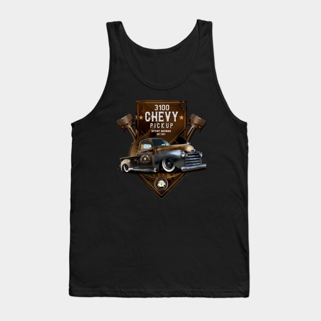 3100 Classic Chevy Tank Top by hardtbonez